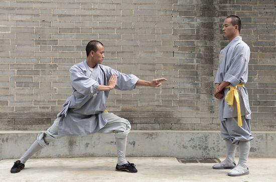 Shaolin Buddhist Monastery in China