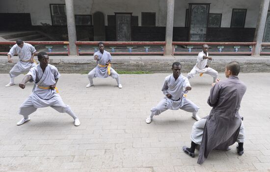 Shaolin Buddhist Monastery in China
