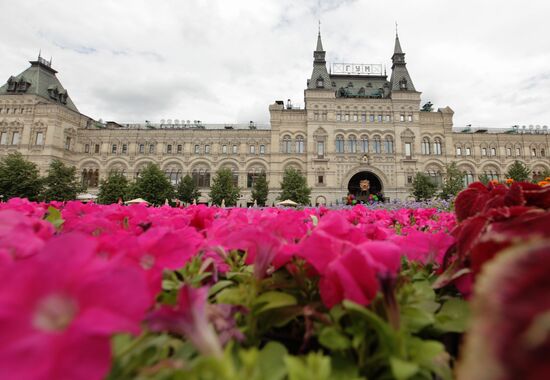 Flower festival opens on Red Square