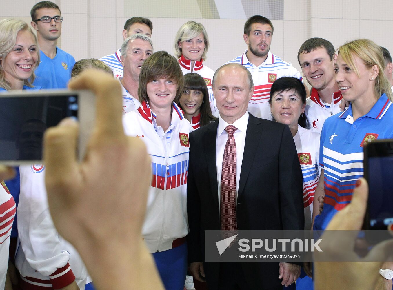 Vladimir Putin meets with medalists of 27th Universiade in Kazan