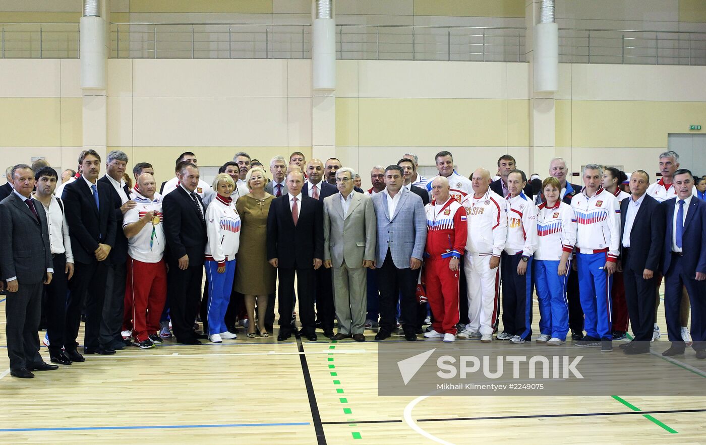 Vladimir Putin meets with medalists of 27th Universiade in Kazan