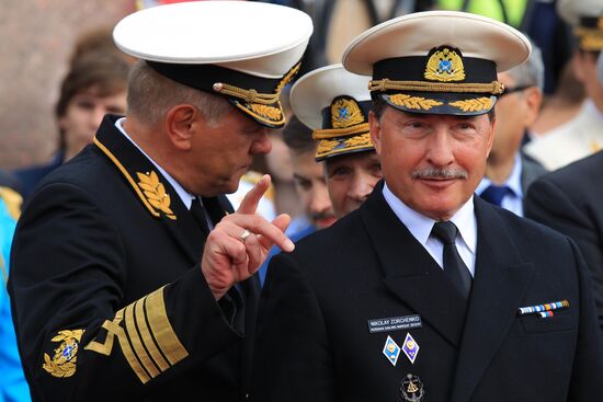 Sedov sailing ship arrives in St. Petersburg
