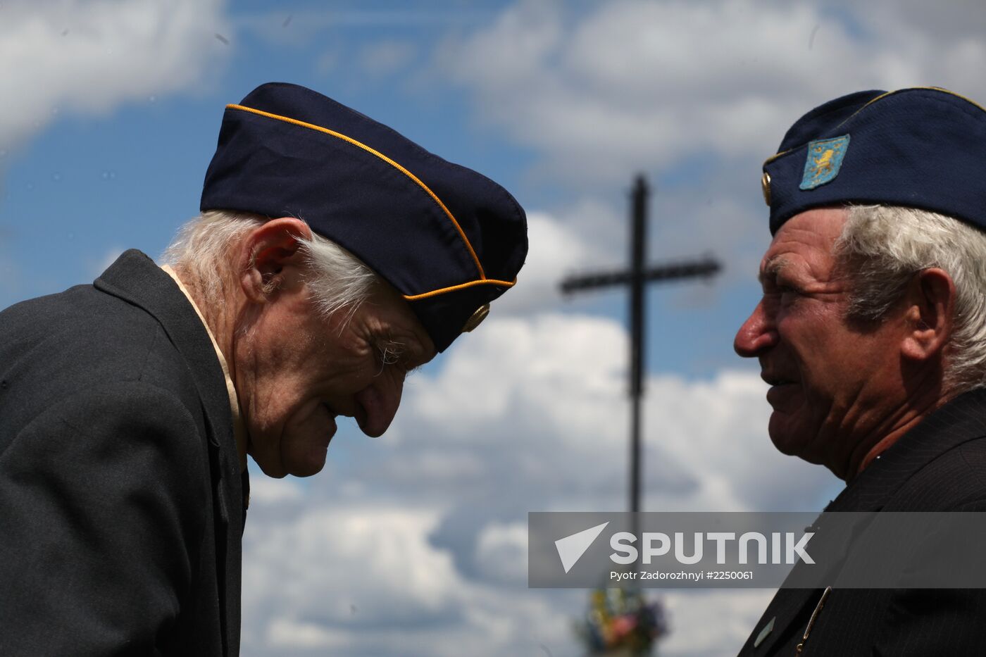 Honoring veterans of Waffen-SS Division Galichina in Ukraine