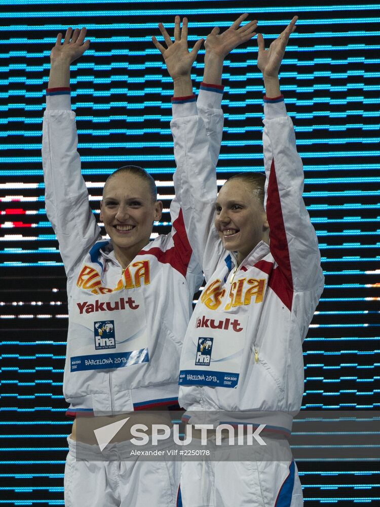 FINA World Aquatics Championships. Synchronized swimming. Duet