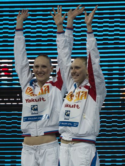 FINA World Aquatics Championships. Synchronized swimming. Duet