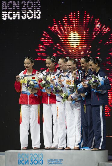 FINA World Aquatics Championships. Synchronized swimming. Duet