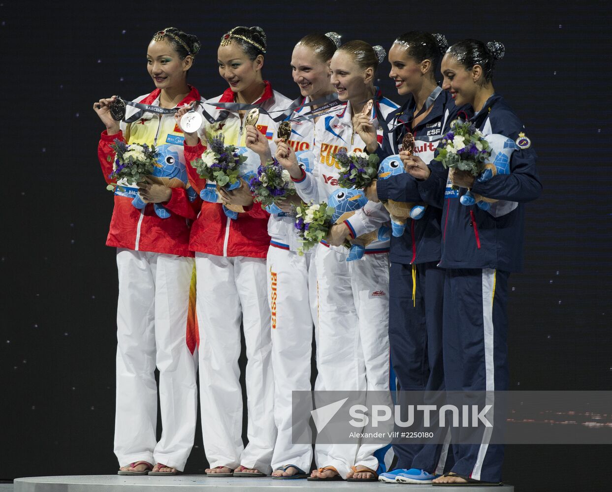 FINA World Aquatics Championships. Synchronized swimming. Duet