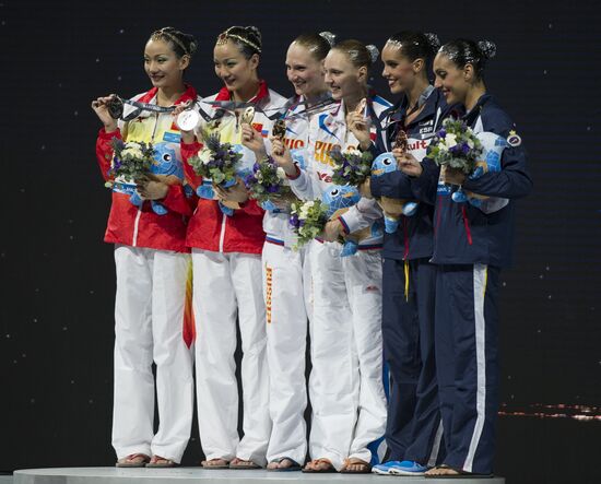 FINA World Aquatics Championships. Synchronized swimming. Duet