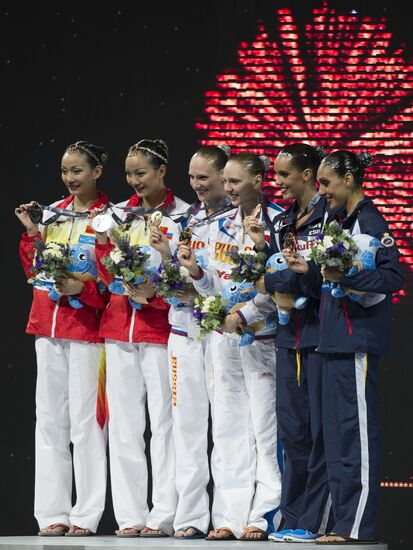 FINA World Aquatics Championships. Synchronized swimming. Duet