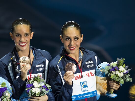 FINA World Aquatics Championships. Synchronized swimming. Duet