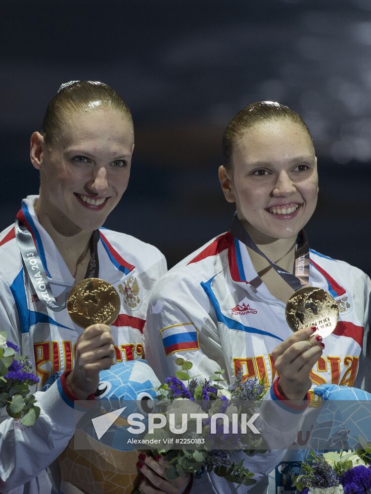 FINA World Aquatics Championships. Synchronized swimming. Duet