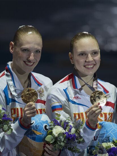 FINA World Aquatics Championships. Synchronized swimming. Duet