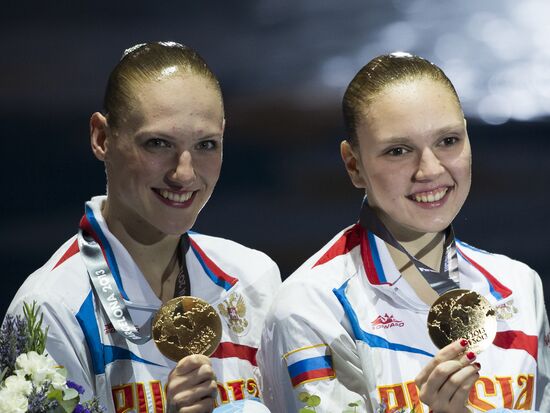 FINA World Aquatics Championships. Synchronized swimming. Duet