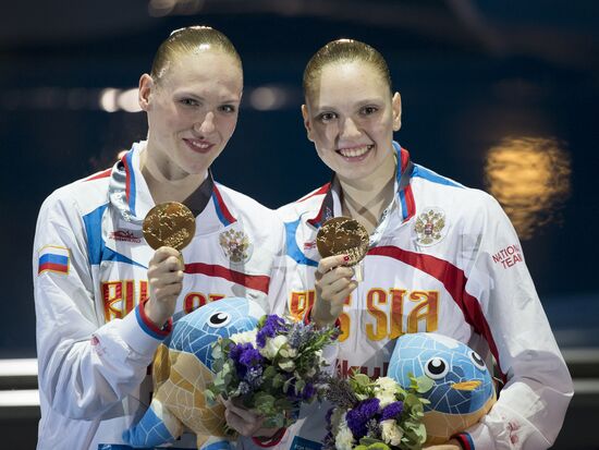 FINA World Aquatics Championships. Synchronized swimming. Duet