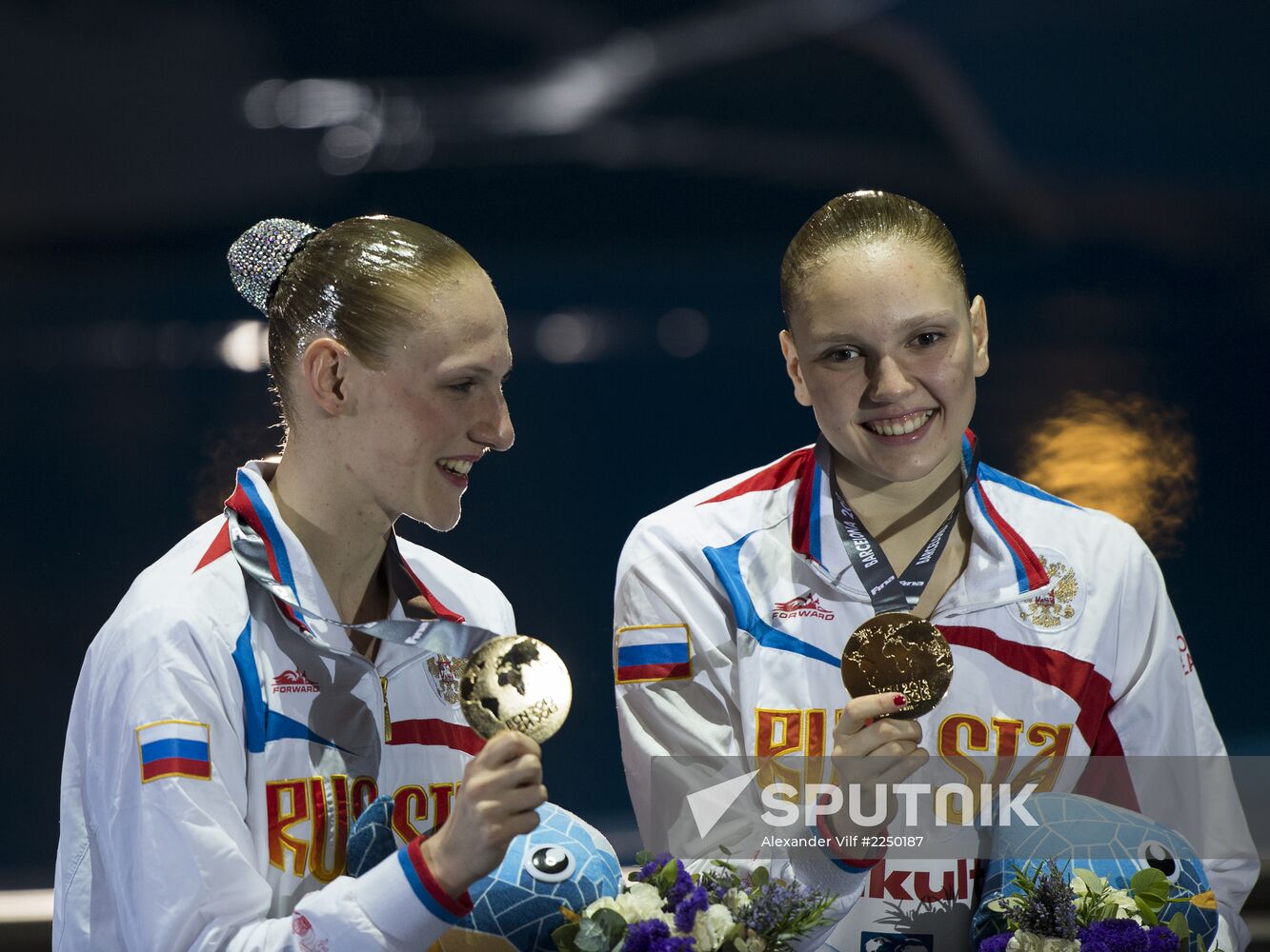 FINA World Aquatics Championships. Synchronized swimming. Duet