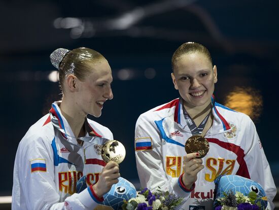 FINA World Aquatics Championships. Synchronized swimming. Duet