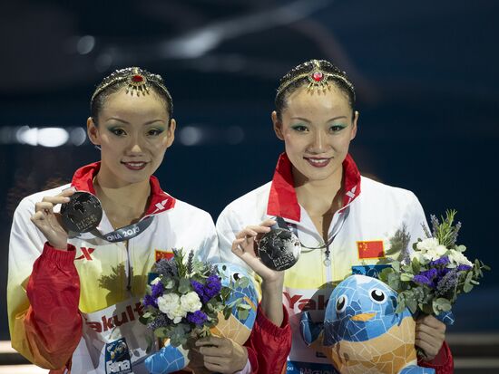 FINA World Aquatics Championships. Synchronized swimming. Duet