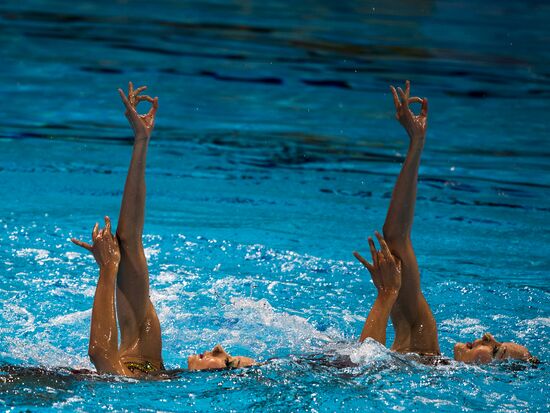 FINA World Aquatics Championships. Synchronized swimming. Duet