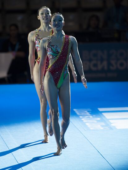 FINA World Aquatics Championships. Synchronized swimming. Duet