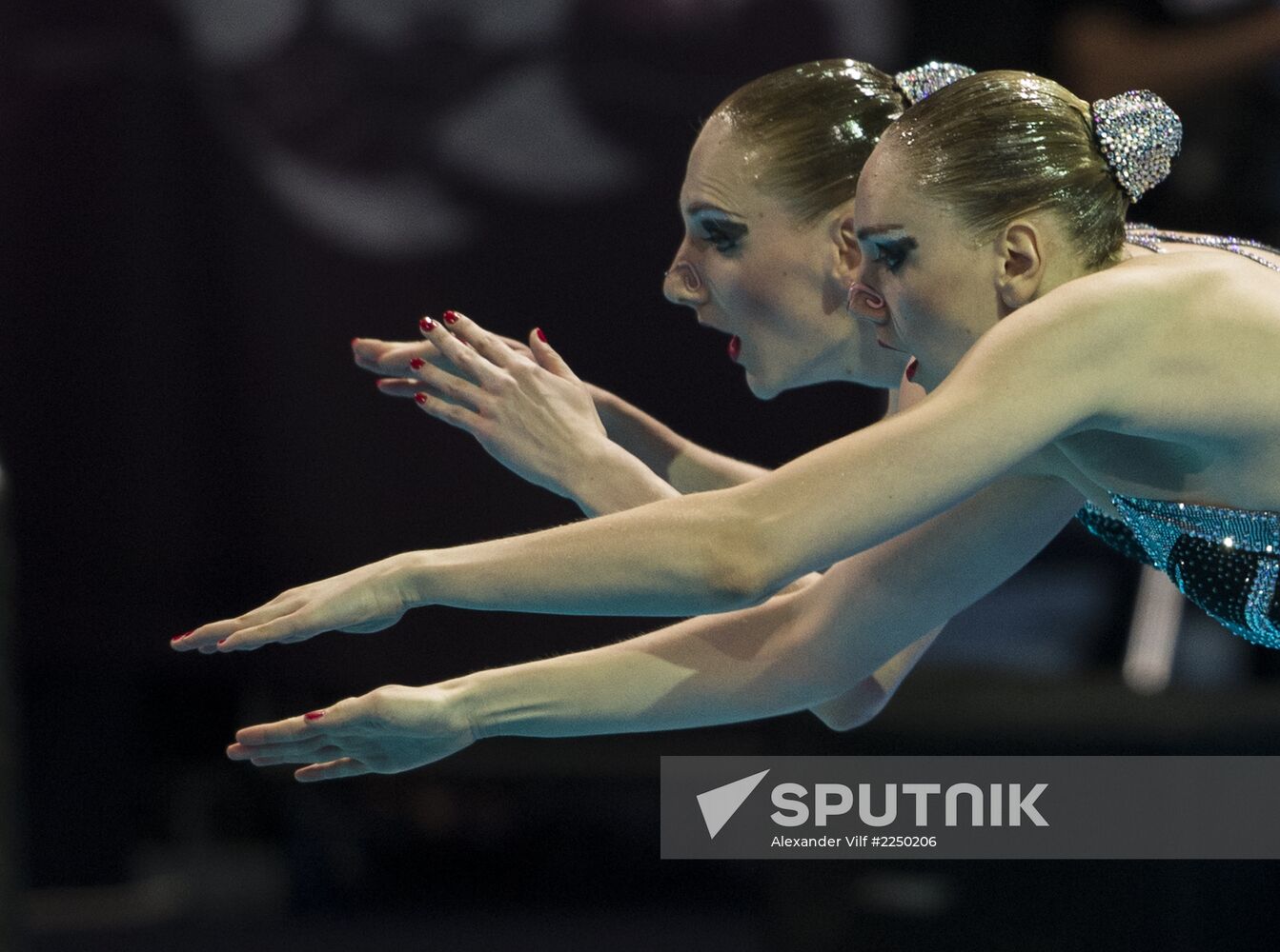 FINA World Aquatics Championships. Synchronized swimming. Duet