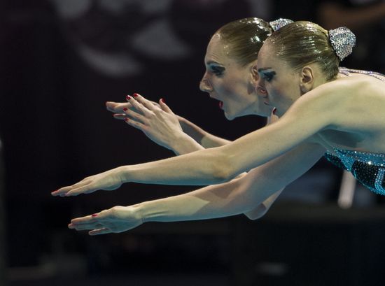 FINA World Aquatics Championships. Synchronized swimming. Duet