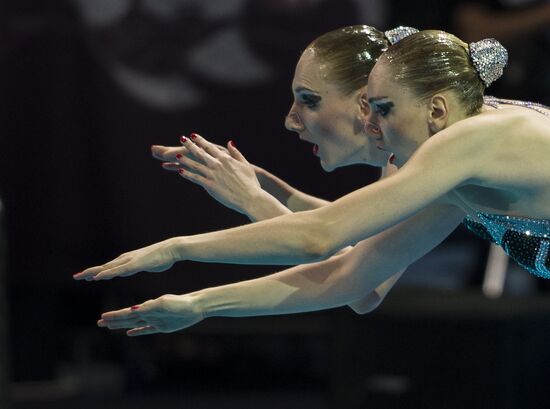 FINA World Aquatics Championships. Synchronized swimming. Duet