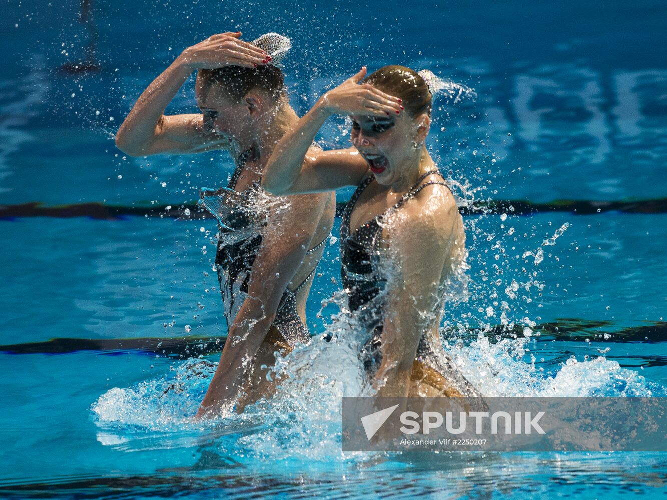 FINA World Aquatics Championships. Synchronized swimming. Duet