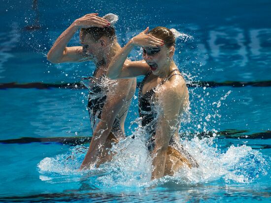 FINA World Aquatics Championships. Synchronized swimming. Duet