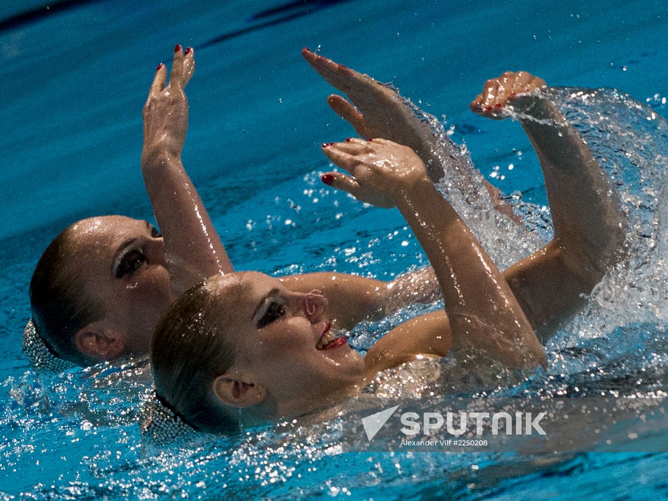 FINA World Aquatics Championships. Synchronized swimming. Duet