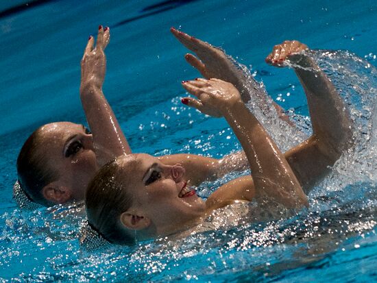 FINA World Aquatics Championships. Synchronized swimming. Duet