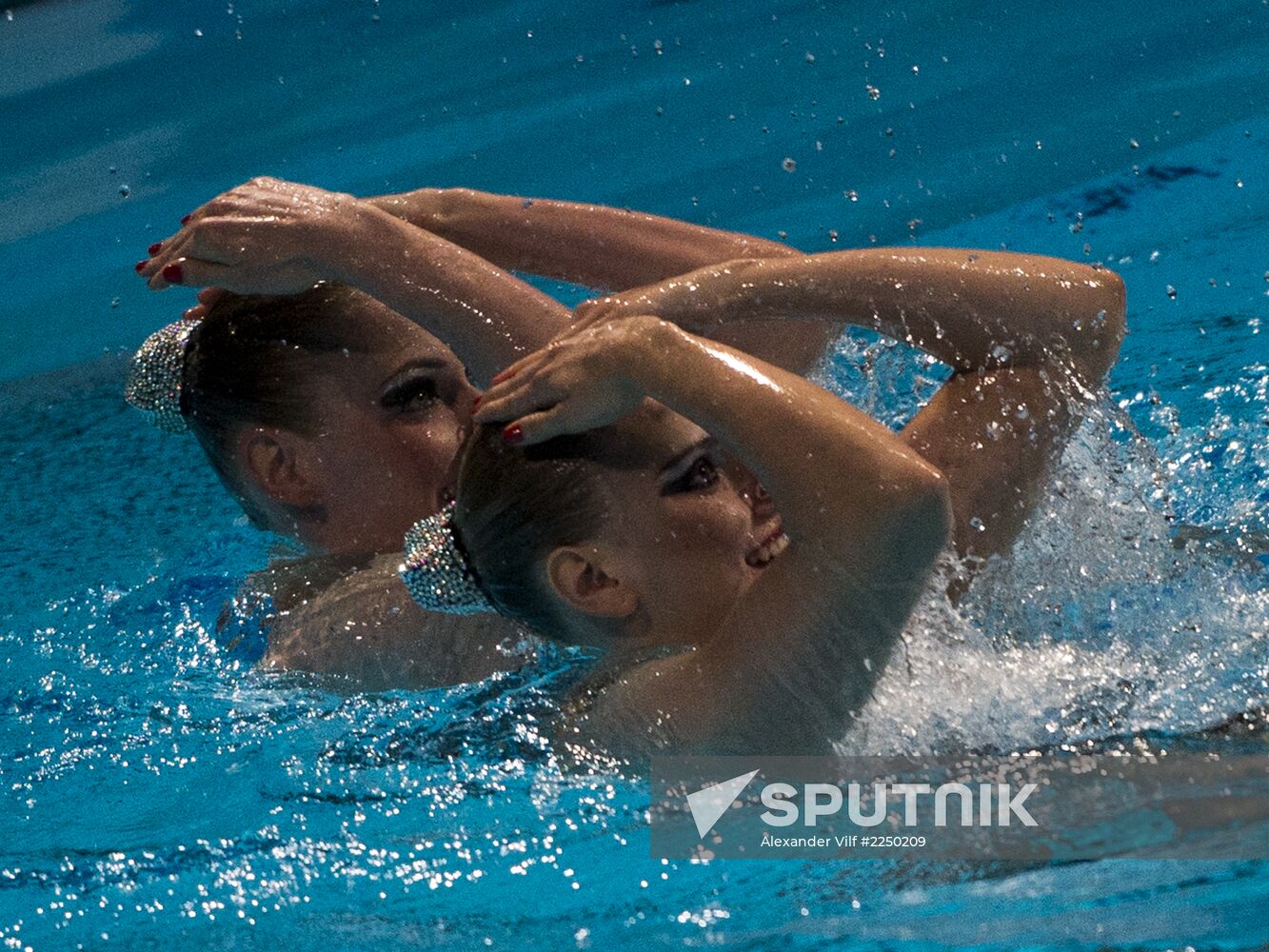 FINA World Aquatics Championships. Synchronized swimming. Duet