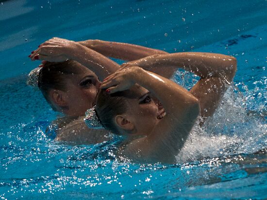 FINA World Aquatics Championships. Synchronized swimming. Duet