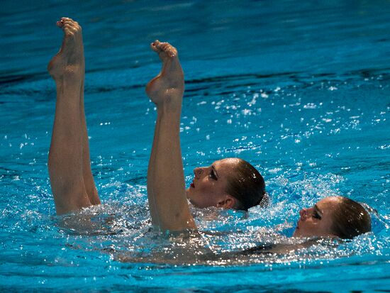 FINA World Aquatics Championships. Synchronized swimming. Duet