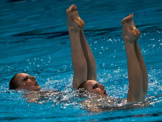 FINA World Aquatics Championships. Synchronized swimming. Duet