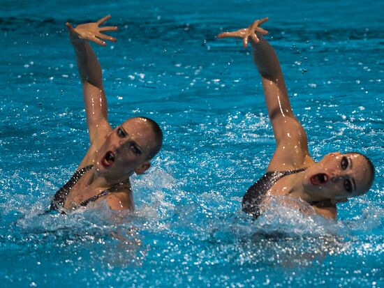 FINA World Aquatics Championships. Synchronized swimming. Duet