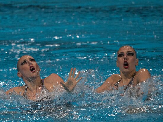 FINA World Aquatics Championships. Synchronized swimming. Duet