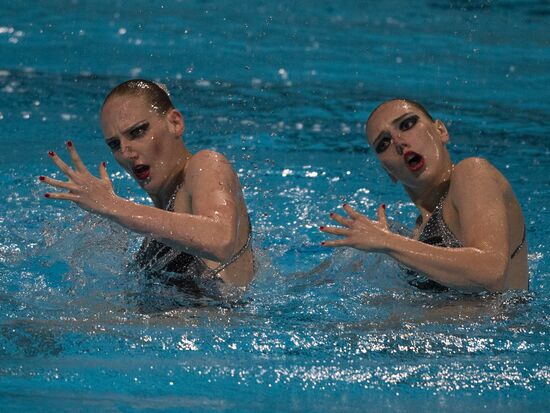 FINA World Aquatics Championships. Synchronized swimming. Duet