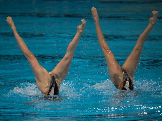 FINA World Aquatics Championships. Synchronized swimming. Duet