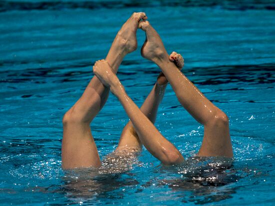 FINA World Aquatics Championships. Synchronized swimming. Duet