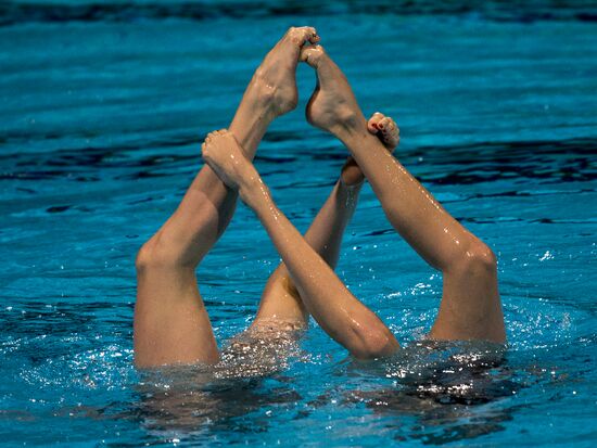 FINA World Aquatics Championships. Synchronized swimming. Duet