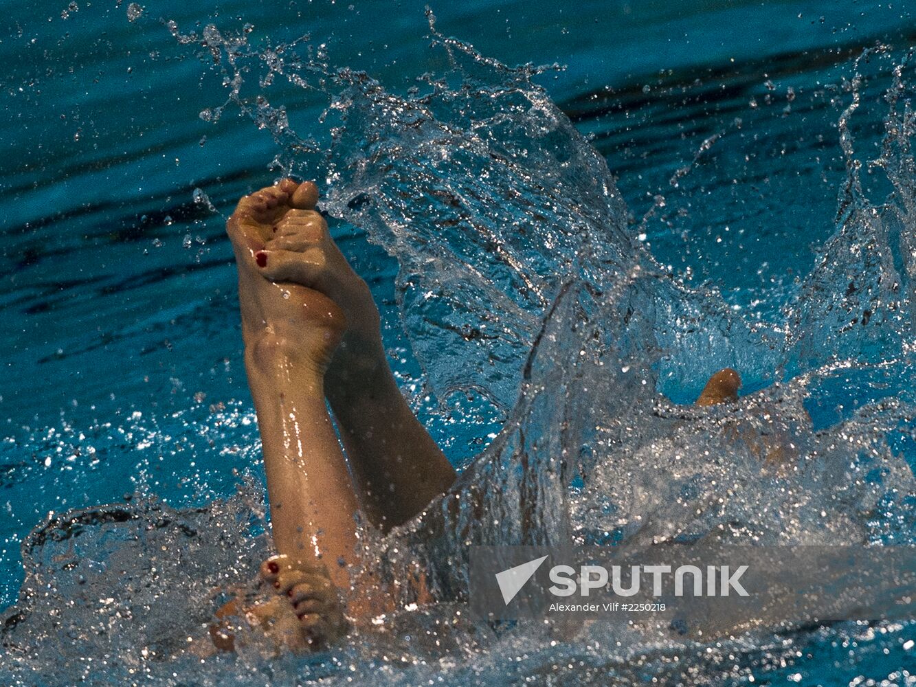 FINA World Aquatics Championships. Synchronized swimming. Duet