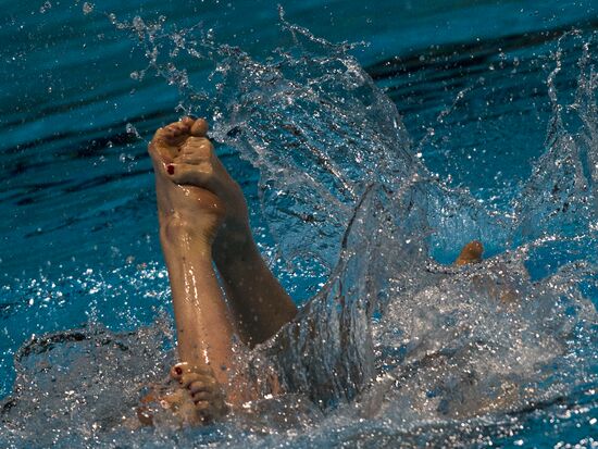 FINA World Aquatics Championships. Synchronized swimming. Duet