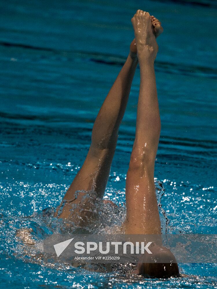 FINA World Aquatics Championships. Synchronized swimming. Duet