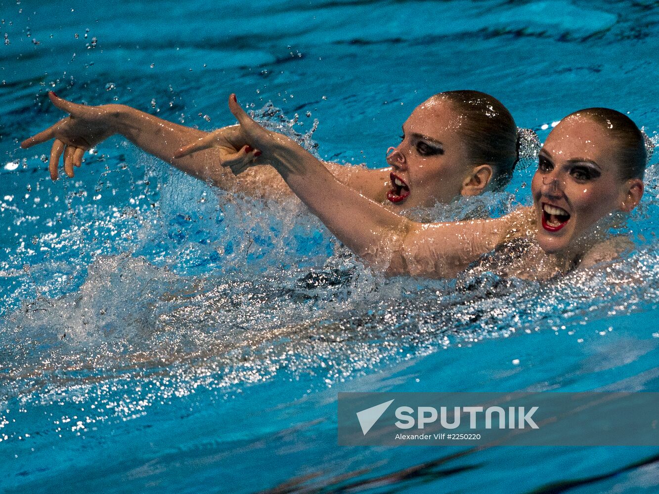 FINA World Aquatics Championships. Synchronized swimming. Duet