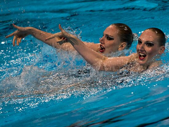 FINA World Aquatics Championships. Synchronized swimming. Duet