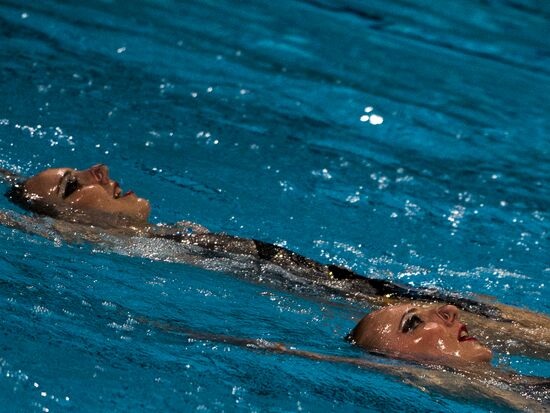FINA World Aquatics Championships. Synchronized swimming. Duet
