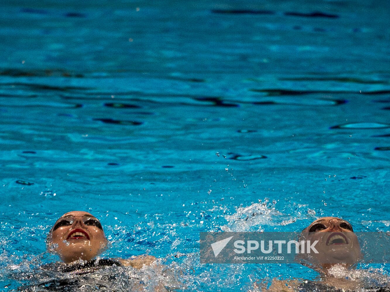 FINA World Aquatics Championships. Synchronized swimming. Duet