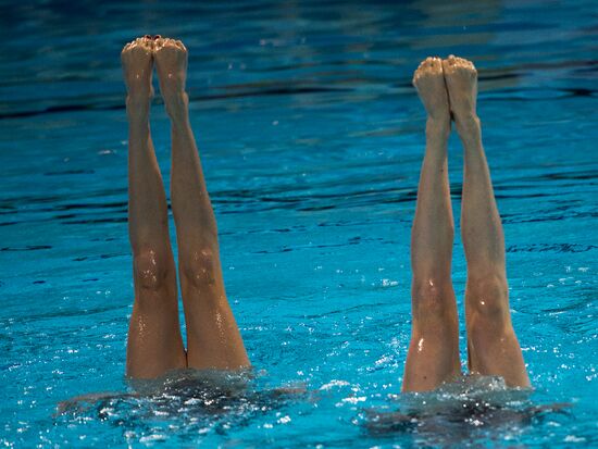 FINA World Aquatics Championships. Synchronized swimming. Duet