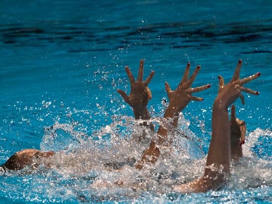 FINA World Aquatics Championships. Synchronized swimming. Duet