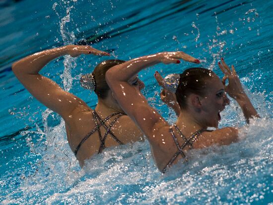 FINA World Aquatics Championships. Synchronized swimming. Duet